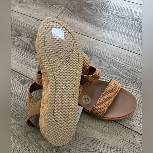 Skechers Tan Strappy Sandals - Picture 7 of 7
